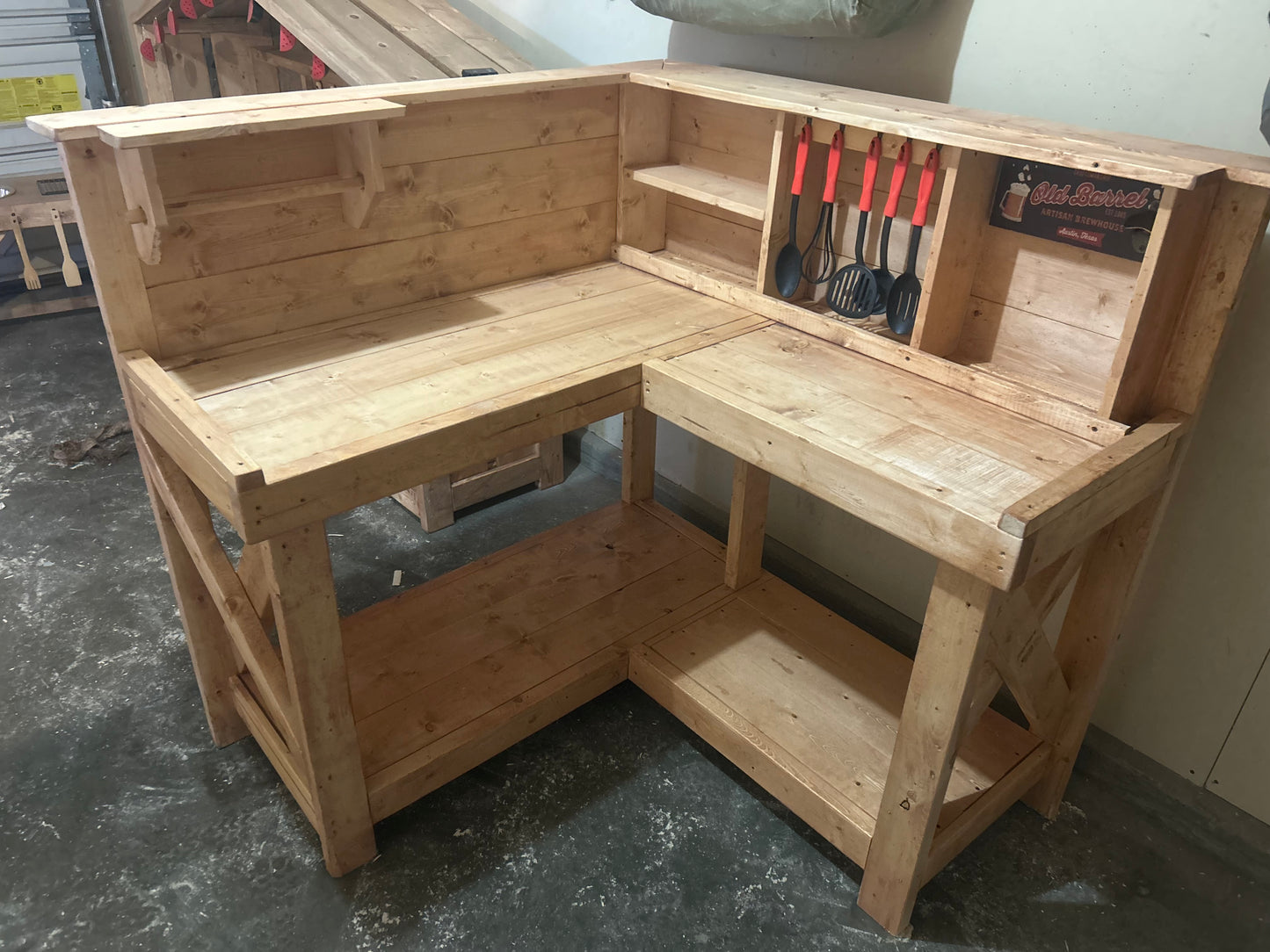 L Shape Prep Stand