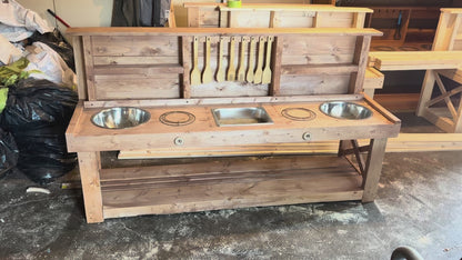 6ft Mud Kitchen with sand